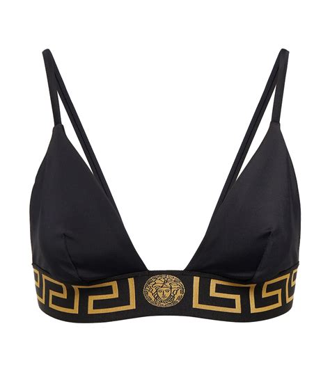 versace swimsuits|versace bikini top.